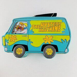 Scooby Doo Manna Barbera 2000 Collectible Mystery Machine Tin Open Close *